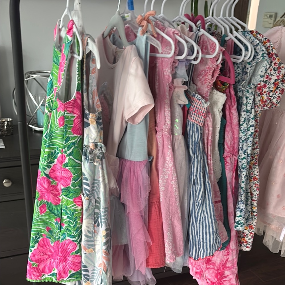 Tommy Bahama Pink and Blue Sleeveless Sundress